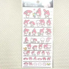 4サイズステッカー　マイメロ　サンリオ　シール　カミオジャパン