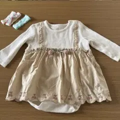 【美品】mamaramaku 80cmツーウェイ・ドレスオール〈値下げしました〉