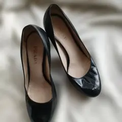 【PRADA】プラダ　エナメル　パンプス