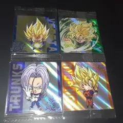 ドラゴンボール　ウエハースシール 4枚セット