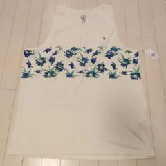 Volcom タンクトップ ノースリーブ ホワイト 花柄のサムネイル