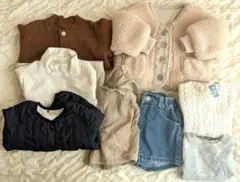 90cm アウター　長袖　ショートパンツ　まとめ売り　女の子