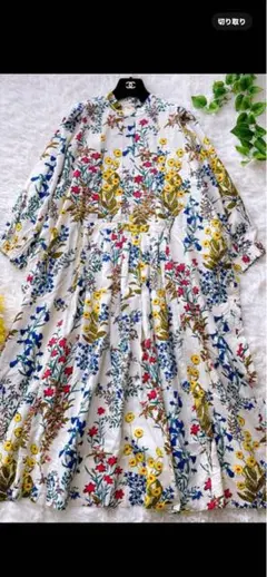 【未使用品】45R カットソーワンピース ブルー kiitti_257831