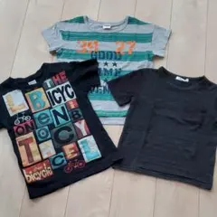 Tシャツ 男の子　130　3枚組　グローバルワーク