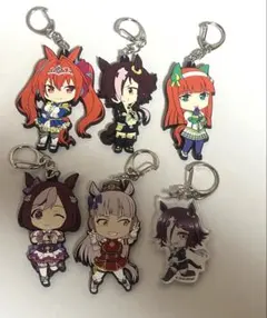 ウマ娘　キーホルダー　6点セット