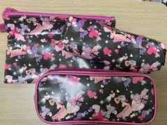 ペンケース、ポーチ3点セット