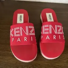 在庫処分　KENZO サンダル　赤　L 24-25センチ