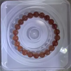 ナンホーンメノウ　南紅瑪瑙　天然石　ブレスレット　②