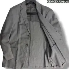 GIORGIO ARMANI テーラードジャケット ネイビー チェック柄 高級