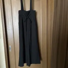 サロペットワイドパンツ