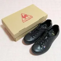 【試し履きのみ 美品】le coq sportif スニーカー ブラックのサムネイル