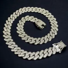 菱形 喜平ネックレス 45cm 幅14mm 喜平チェーン シルバー ブリンブリン