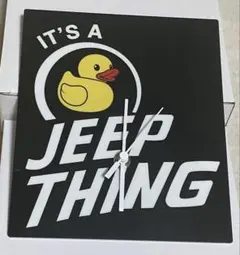 ジープ THING 時計 JEEP DUCK 特典 非売品 ノベルティ 数量限定