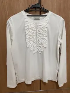 【購入後試着のみ】green label relaxing フリル付きカットソー