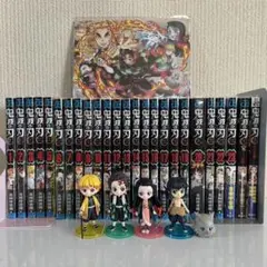 《美品》鬼滅の刃 全巻＋外伝＋小説＋フィギュア＋映画特典＋シール＋カード付き