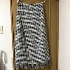 千鳥格子柄　マフラー　ストール