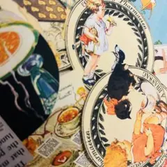ビンテージ　ジャンクジャーナル　コラージュ　素材