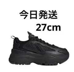 adidas ブラック スニーカー 厚底