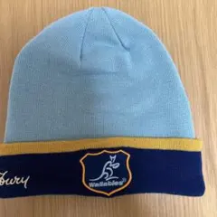 ラグビー　ウォラビーズ ニット帽 ワンサイズ 水色/ネイビー