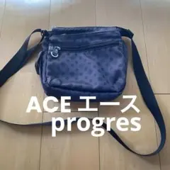 【軽量】ACE エース progres ナイロン　ショルダーバッグ ブラックのサムネイル