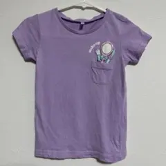 【110センチ】Tシャツ・紫・エルフィンドール・100〜110センチ