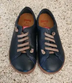Camper ネイビー レザー スニーカーのサムネイル
