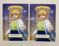 鬼滅の刃 ランダム箔押しクリアカード 我妻善逸