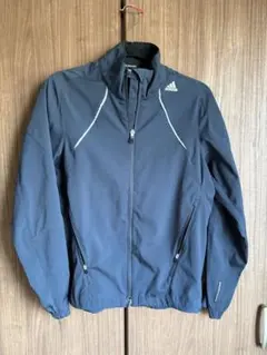 【M】美品adidas ネイビー ジャージジャケット