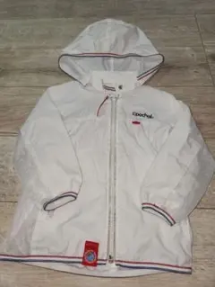 エポカル　フード　ホワイト　白　ジャケット　100 日焼け予防　きれい