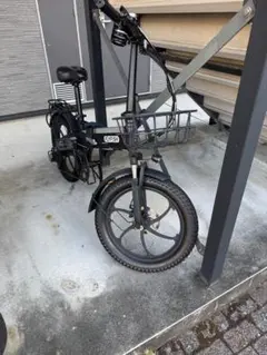Rainbow Park サーフキャリア付き折りたたみ自転車 マットブラック