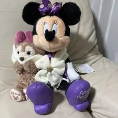 ミニーとシェリーメイ　ウインタートゥインクリングタウン　ぬいぐるみ