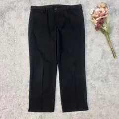 ユニクロ　DRY ストレッチ　クロップドパンツ　ブラック　W70