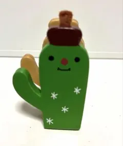 デコレ　DECOLE 木製カードスタンド　レトロ　 サボテン