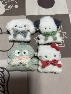 サンリオキャラクター ヘアクリップ 4個セット