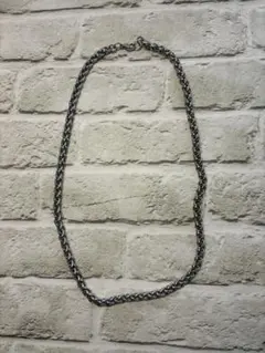 シルバー ステンレススチール チェーンネックレス 約50cm