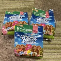 ユニ・チャーム マナーウェア 女の子用 SSサイズ 4枚入を3袋(12枚)のサムネイル