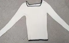 PALEMO STORE リブ編み長袖トップス M