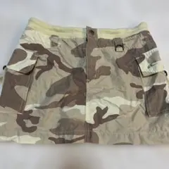 オニール迷彩柄 コットン混紡ミニスカート