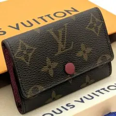 ルイヴィトン モノグラム ミュルティクレ6 キーケース フューシャ