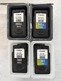 使用済空カートリッジ】Canon BC-360XL/361XL 計4個 純正 - メルカリ