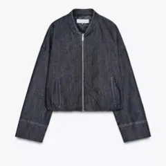 ZARA デニム グロボ ボンバージャケット