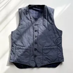 『ENGINEERED GARMENTS』リバーシブルベスト／中綿入り／USA製