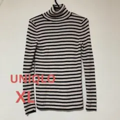 本日限定価格！UNIQLO タートルネック ニット　 毛100% XL