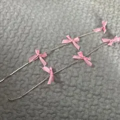 リボン付きヘアピンセット