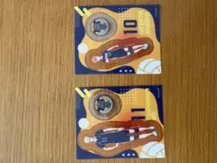 ハイキュー!! 2セットクリアステッカーガム 烏野高校セット