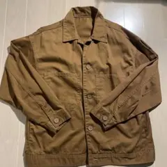 【新品未使用品】ブラウン ミリタリージャケットＬサイズ