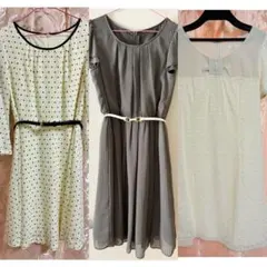 【大SALE☆】春にぴったり＊人気ブランドワンピース3点まとめ売りで大特価！！