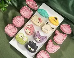 サンリオ クッキー型 8種セット 3D ビスケット モールド
