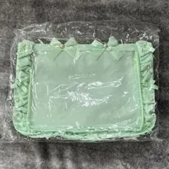 ザッカマート ミントグリーン A3 フリルデザイン痛バッグ用トートバッグ5周年