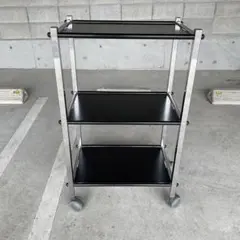 ステンレスワゴン 医療用 ブラック
